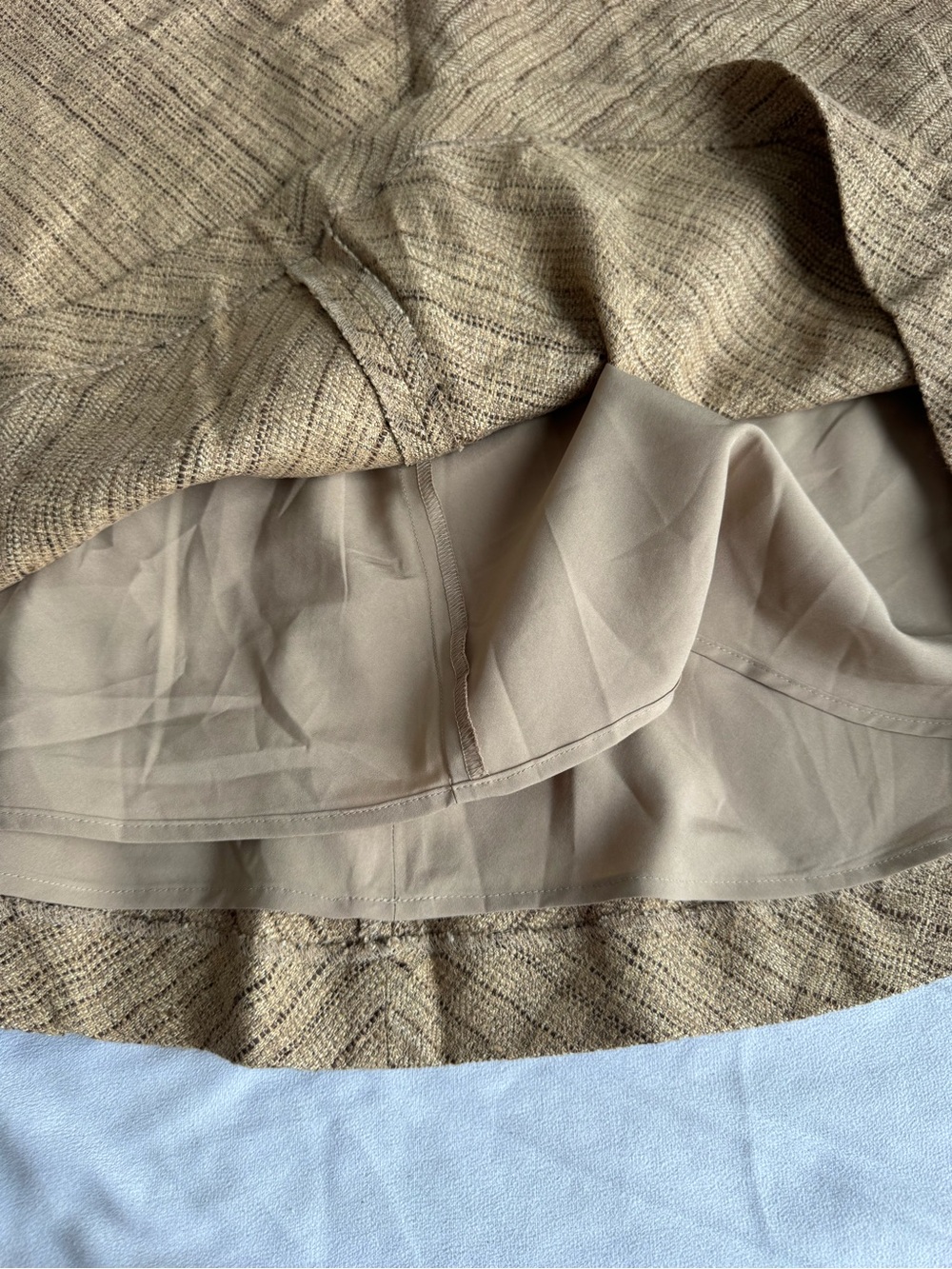 Lauren Ralph Lauren Herringbone Linen Blend Tweed Skirt women 18 Aline luxury - Picture 11 of 13